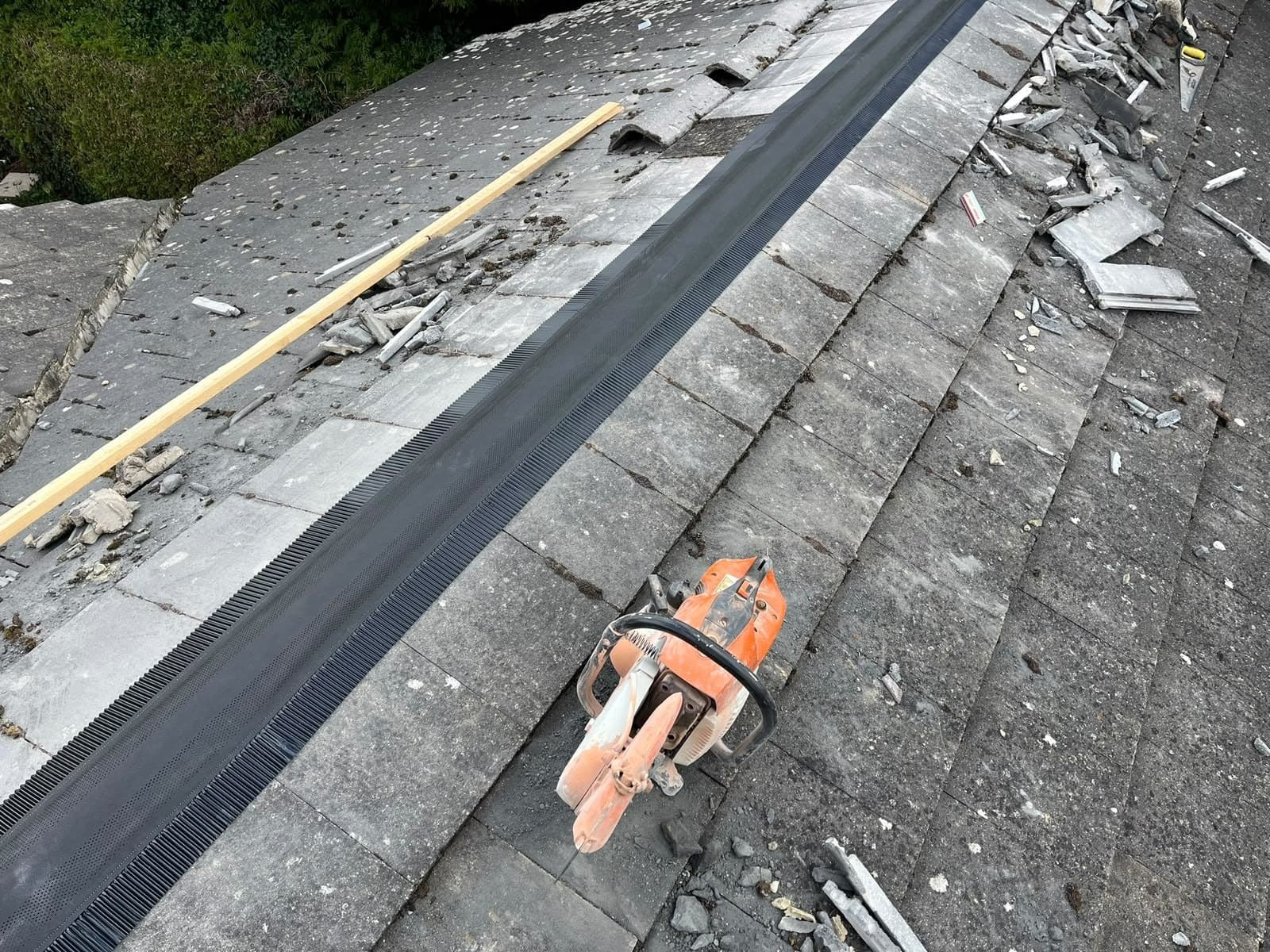 Cutting in a new lead valley