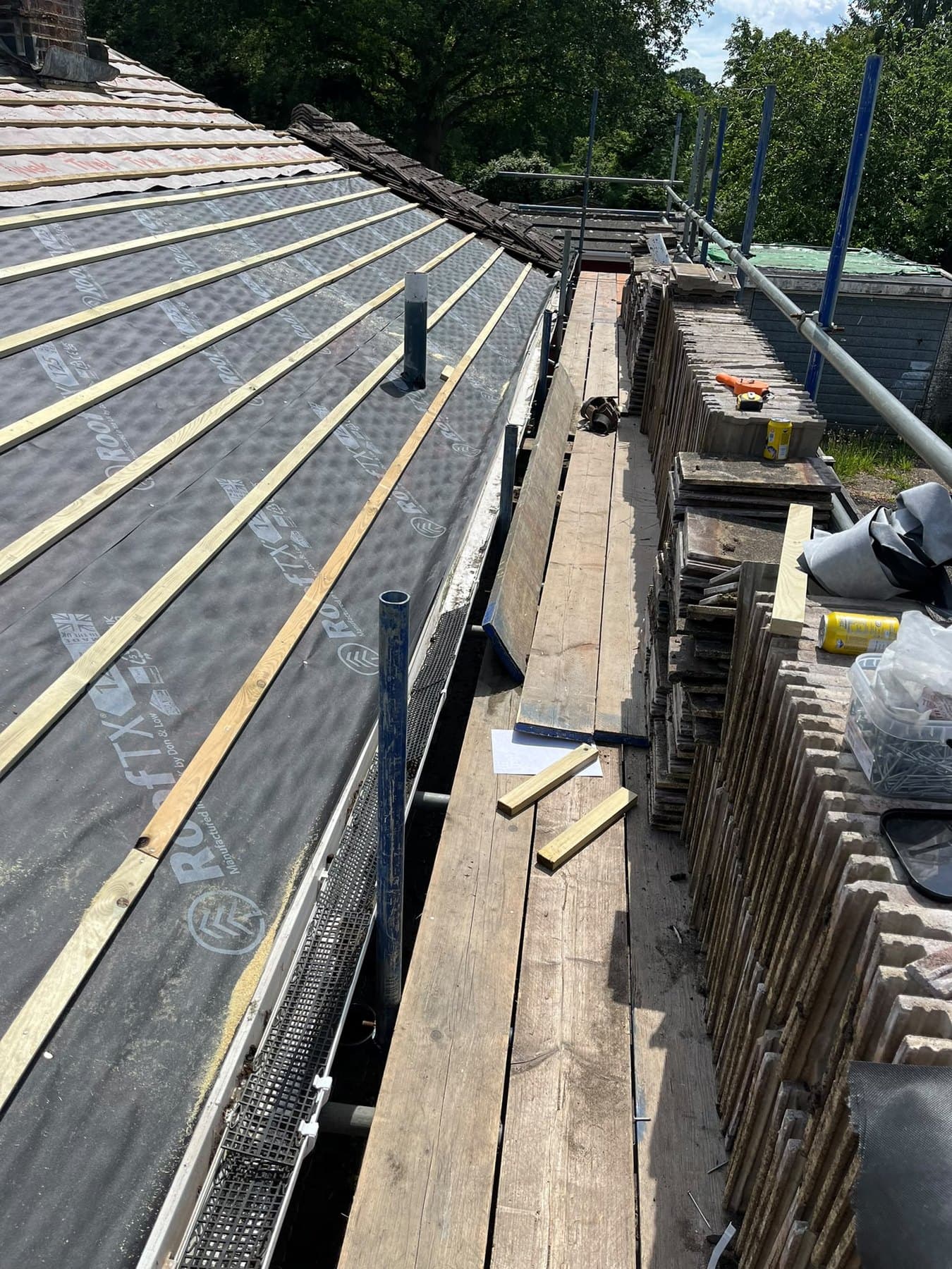 Eaves and batten detail